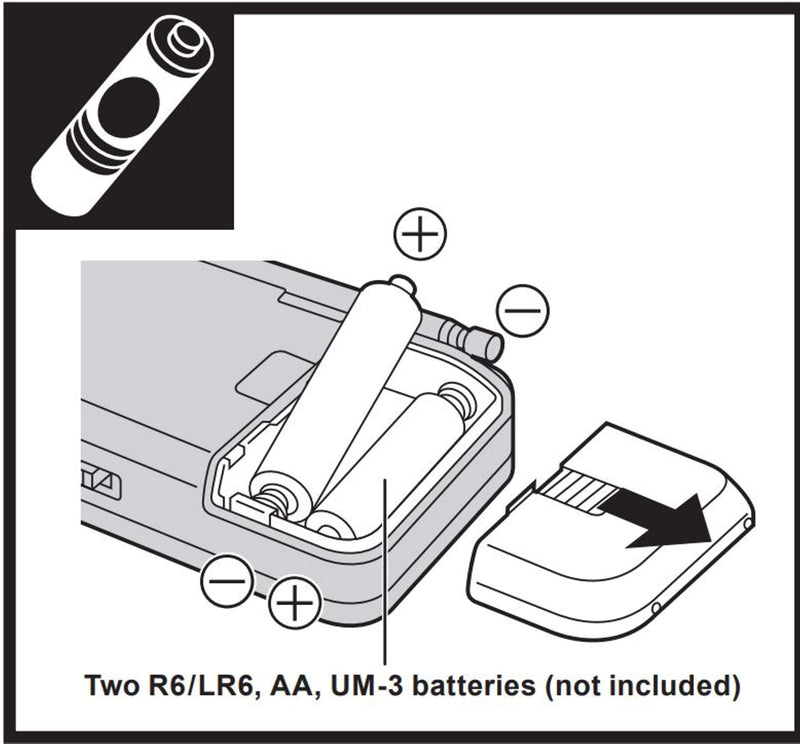 Panasonic RF-P50d Pocket AM/FM Radio Silver RF-P50D