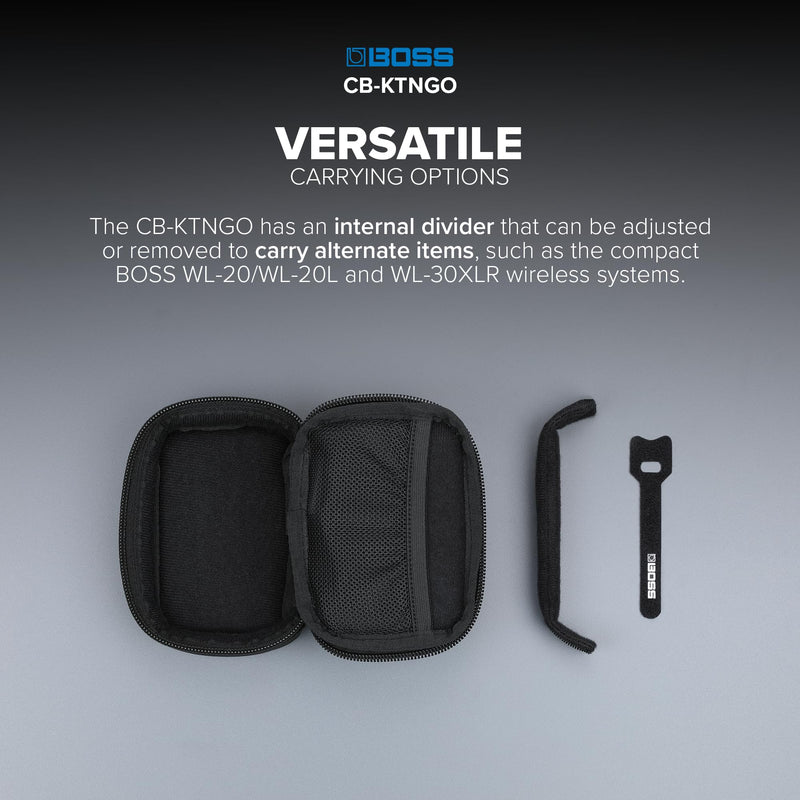 BOSS CB-KTNGO Carrying Pouch | Custom Pouch for KATANA:GO | Fits Charging Cable, Earbuds, & Other Small Accessories