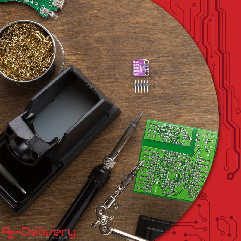 AZDelivery 3 x AZDelivery MAX30100 Breakout Board - Integrated Pulse Oximetry and Heart Rate Monitor Solution, Compatible with Arduino and Raspberry Pi