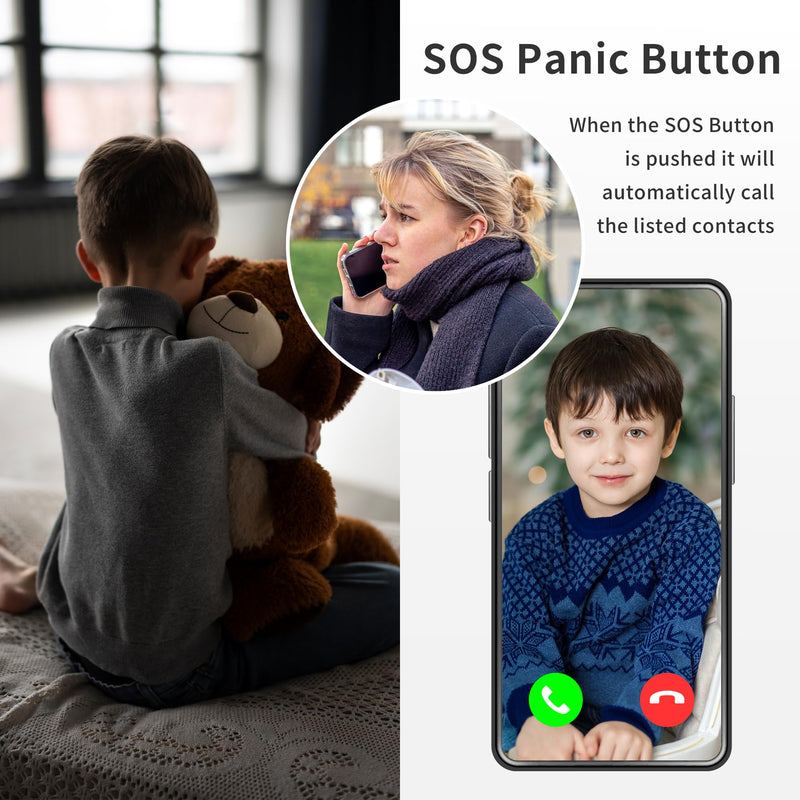 4G Kids Smart Watch Boys with GPS Tracker Phone/Video Call Alarm SOS Camera Pedometer Stopwatch Caculator Flashlight GPS Watch for Kids Age 5-12