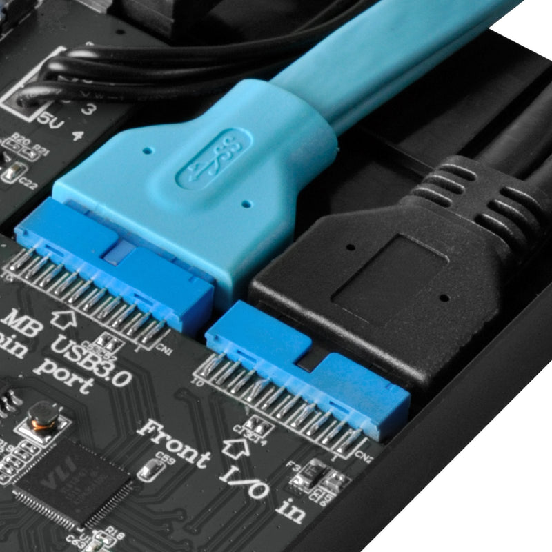 SilverStone Technology FPS01 12.7mm Slim ODD Device Bay to M.2 SATA SSD with Dual USB 3.0 Type-A and SD/Micro-SD Reader