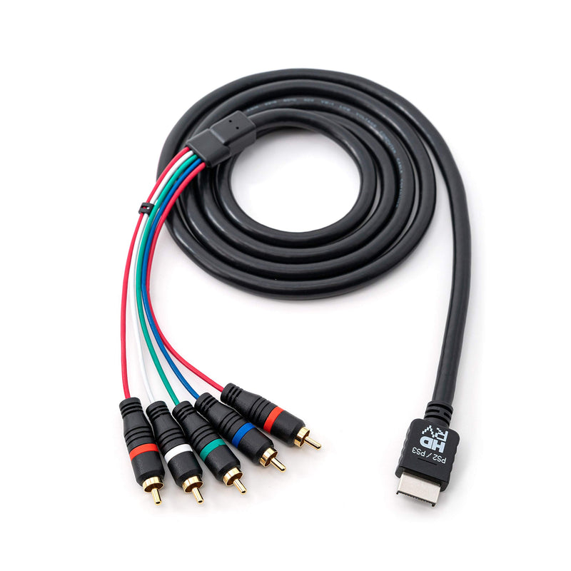 [AUSTRALIA] - HD Retrovision Premium YPbPr Component Video Cable for PlayStation 2/3 (PS2/PS3) 