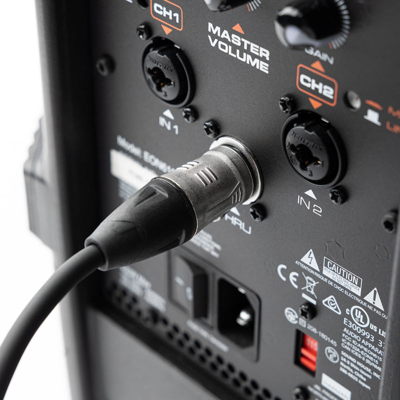 By Gator Cases Backline Series Standard 20 Foot XLR Microphone Cable, (GCWB-XLR-20) 20 Feet