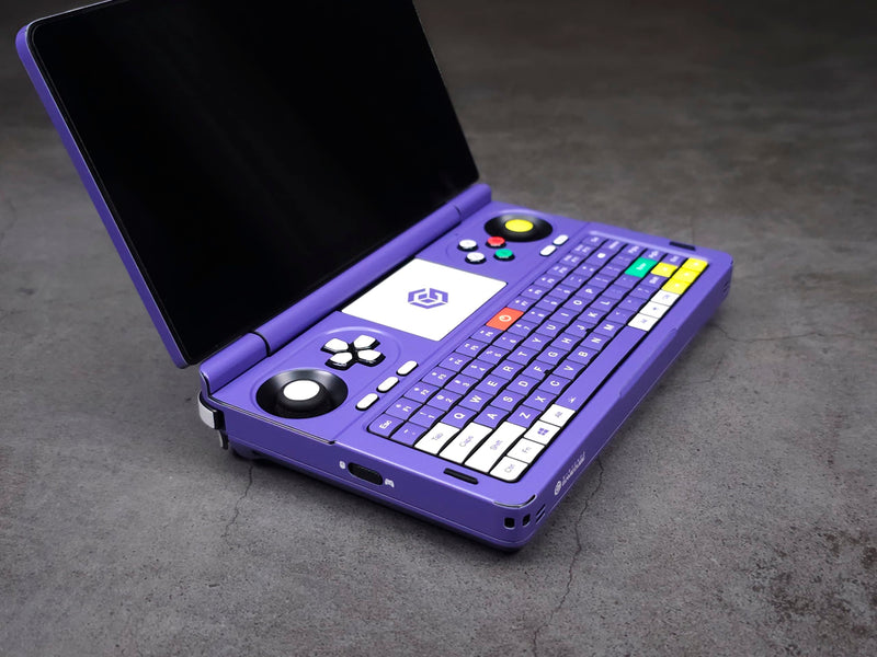 GPD Win Mini 2025 Skin, Game Purple Cube Edition, Full Wrapping 3M Matte Vinyl Skin for GPD Win Mini 2025 (Designed by POP SKIN) ★Does NOT FIT for the 2023 Oculink Version and 2024 USB A Version.