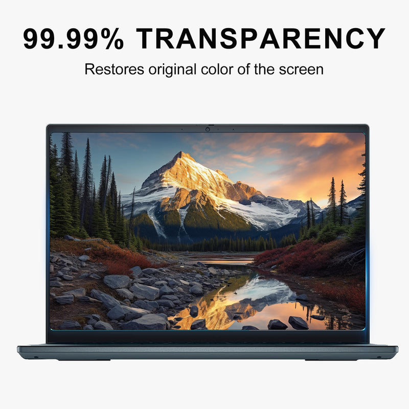2Pack 15.6" Universal Laptop Screen Protector Tempered Glass Compatible with HP/Dell/Acer/ASUS/Samsung/Lenovo/MSI/Toshiba/LG/Razer Blade 16:9 Aspect Ratio Screen, Bubble Free,Anti Scratch Ultra-Clear Tempered Glass Film