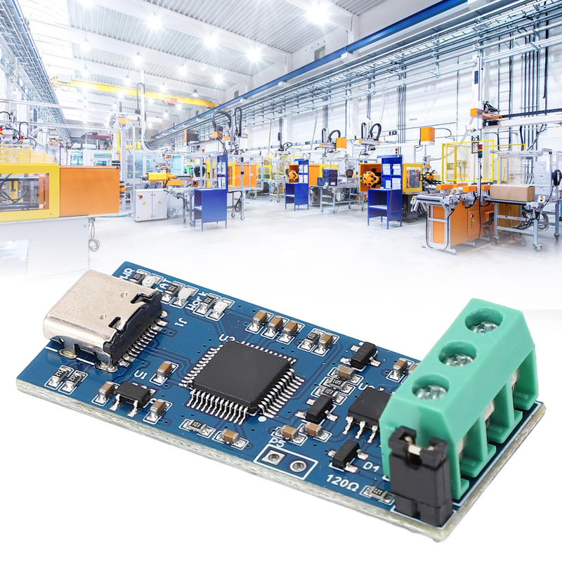 SEAFRONT USB to CAN Module Type C Power Supply Converter Adapter for CAN 2.0A CAN 2.0B CAN FD Protocol Bus Analyzer V2.0 LED Display High Performance