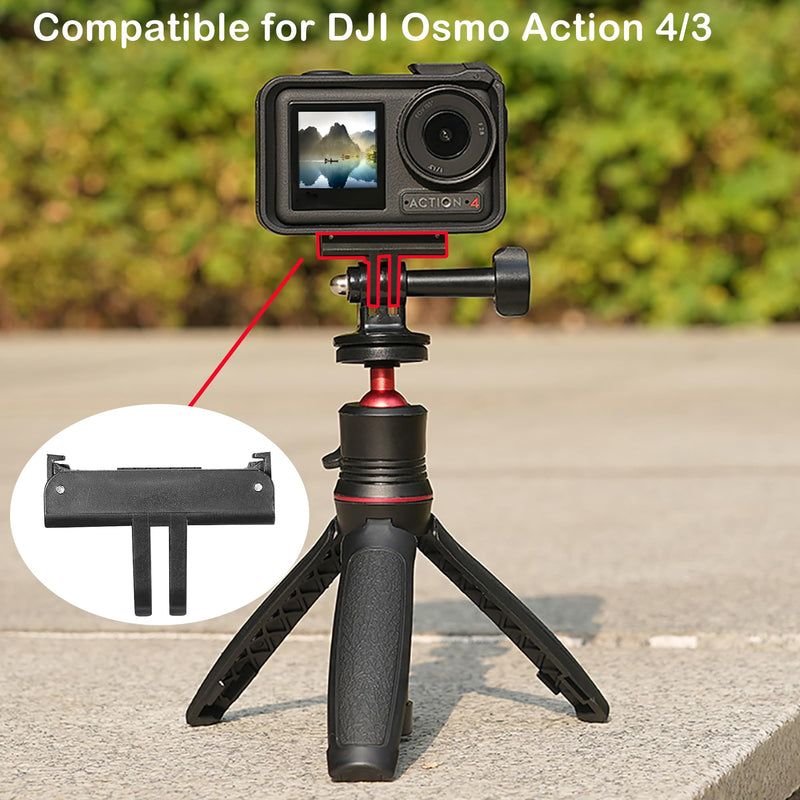 PCTC Magnetic Adapter Mount Compatible for DJI Osmo Action 4/3 Quick Release Adapter - DJI Accessories,Attachable Tripod, Selfie, Vlogging