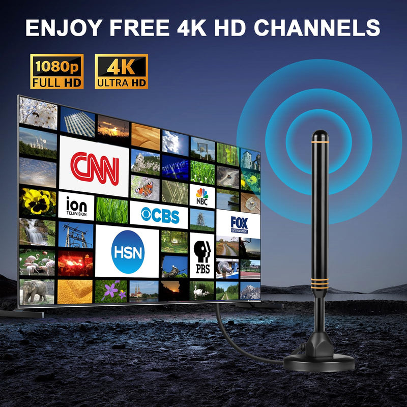 TV Antenna-TV Antenna Indoor,TV Antenna for Smart TV Indoor,TV Antenna for Local Channels,Digital Antenna for Smart tv Indoor,Long Range HD TV Antenna,Support All TV