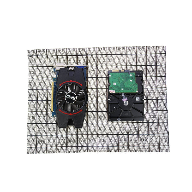 LJY 30 Pieces Antistatic Bags ESD Shielding with Top Open for Motherboard Graphics Video Card LCD Screen with Labels, 30 x 40 cm / 11.8 x 15.7 inch