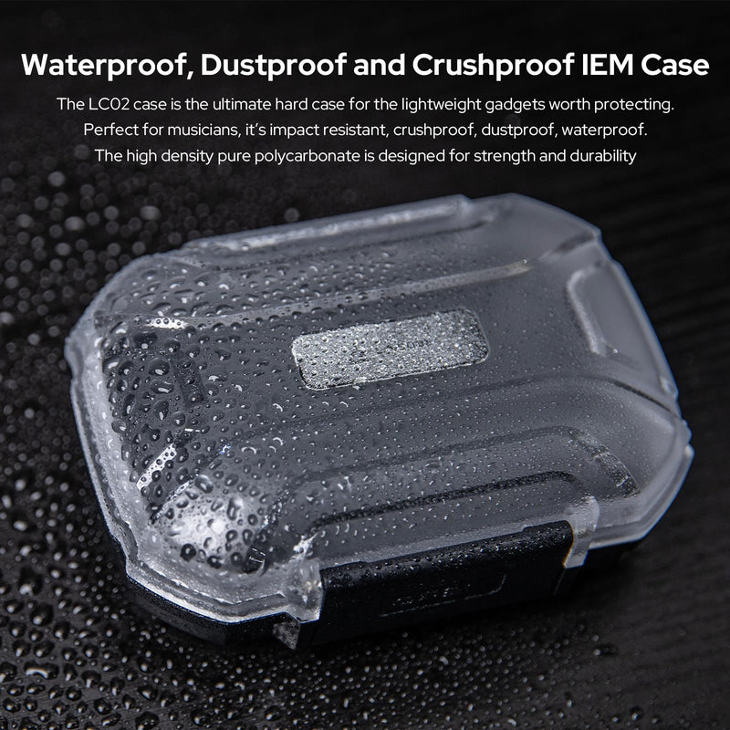 Linsoul KZ ZS10 Pro, 4BA+1DD 5 Driver in Ear Monitor(STD,Black) + LC02 in Ear Monitor Case