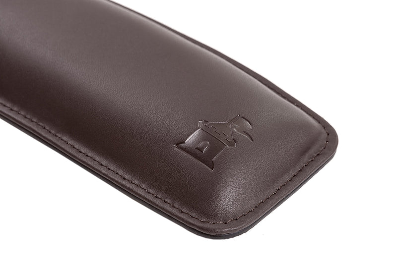 Motte by Castle – Leather Wrist Rest Cushion for Mice, Mouse Pads, and Laptops – Ergonomic Durable Wrist Pad with Anti-Slip Rubber Base (Woodland) Woodland