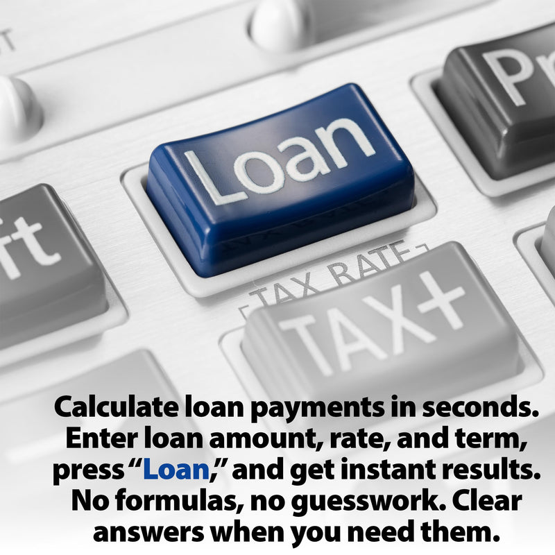 Victor 6500 Executive Desktop Loan Calculator, 12-Digit LCD 1-Pack