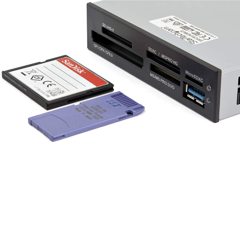 StarTech.com USB 3.0 Internal Multi-Card Reader with UHS-II Support - SecureDigital/Micro SD/Memory Stick/Compact Flash Memory Card Reader (35FCREADBU3)