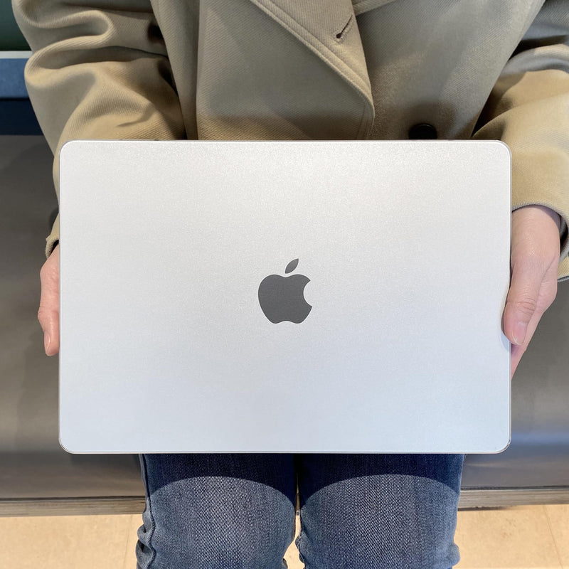 [AUSTRALIA] - MEEgoodo for MacBook Air M3 M2 13.6 inch Case 2024 2022, Clear Cover Fit Model A3113 A2681,Flexible Plastic Case for M2 13 inch Laptop, Hard Shell with TPU Keyboard & Webcam Cover & OTG Adapter,Clear 