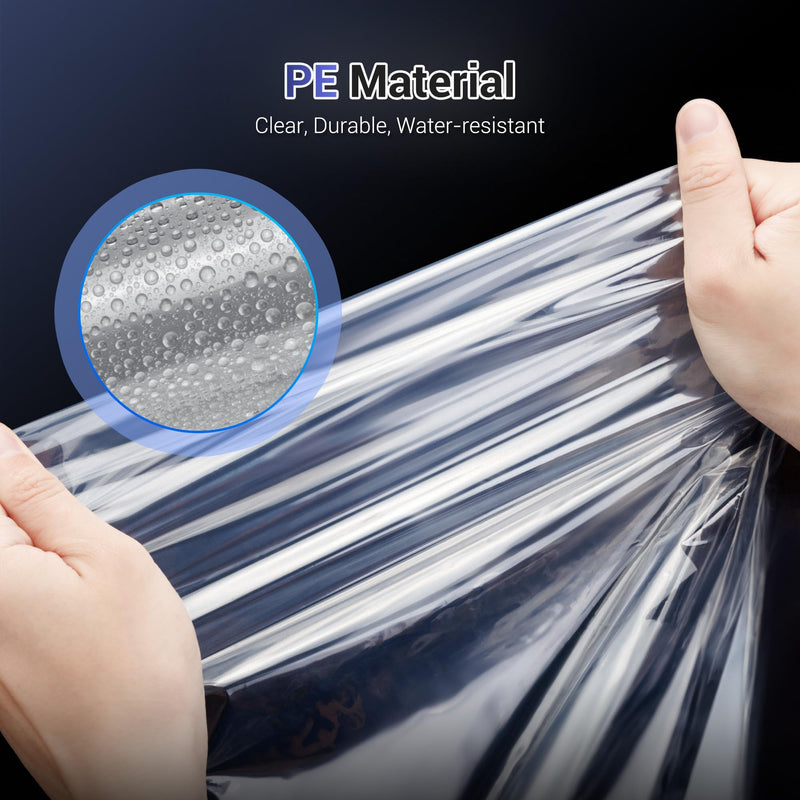 [AUSTRALIA] - 2Pack Clear Stabilizer Rain Cover,Gimbal Stabilizer for Camera Raincoat fits DJI RS 4 Pro RS4 RS 3 Mini Pro,RSC 2,RS 2,Ronin-SC S, Weebill 3S,Crane M2S & More Stabilizer Below 16.3x8.6x7.7 (2 Pack)for Gimbal Stabilizer 