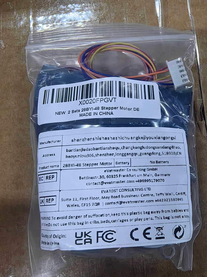 AEDIKO 2 Sets 28BYJ-48 ULN2003 5V Stepper Motor + ULN2003 Driver Board