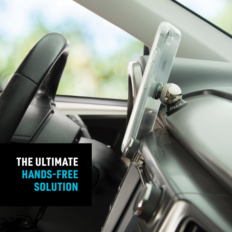 [AUSTRALIA] - Nite Ize Steelie Original Dash Kit - Magnetic Phone Mount for Car Dashboard - Car Phone Holder with Strong Steelie Magnet & 3M VHB Adhesive 