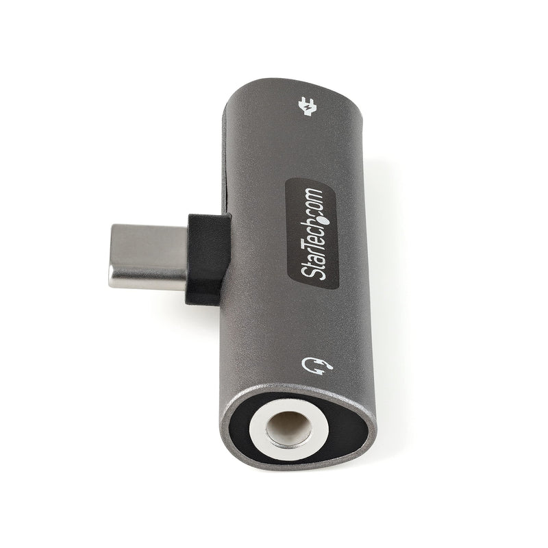StarTech.com USB C Audio & Charge Adapter - USB-C Audio Adapter w/ 3.5mm TRRS Headphone/Headset Jack and 60W USB Type-C Power Delivery Pass-through Charger - For USB-C Phone/Tablet/Laptop (CDP235APDM) w/ 3.5mm audio + 60W Charge