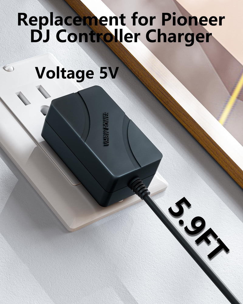 Replacement for Pioneer DJ Controller Charger Compatible with Pioneer Pro DDJ-SX3 DDJ-SX2 DDJ-SX1 DDJ-SX Mixer Switching Transformer Power Adapter Cord