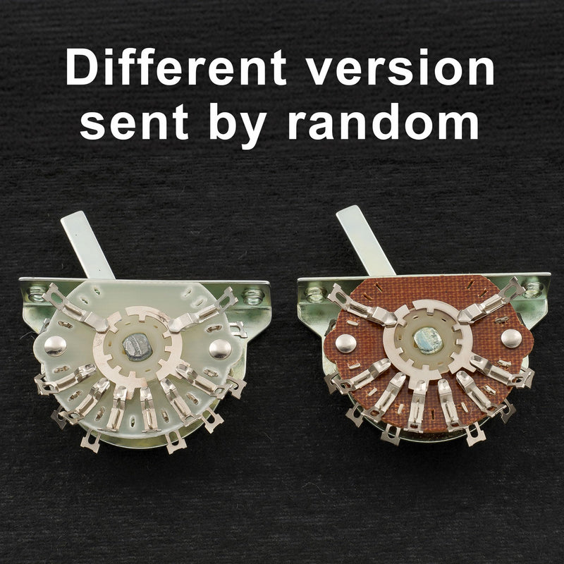 Musiclily Pro 4-Pole 3-Way Pickup Selector Blade Switch Lever Switch for Strat Tele Style Electric Guitar 3-way 4-pole
