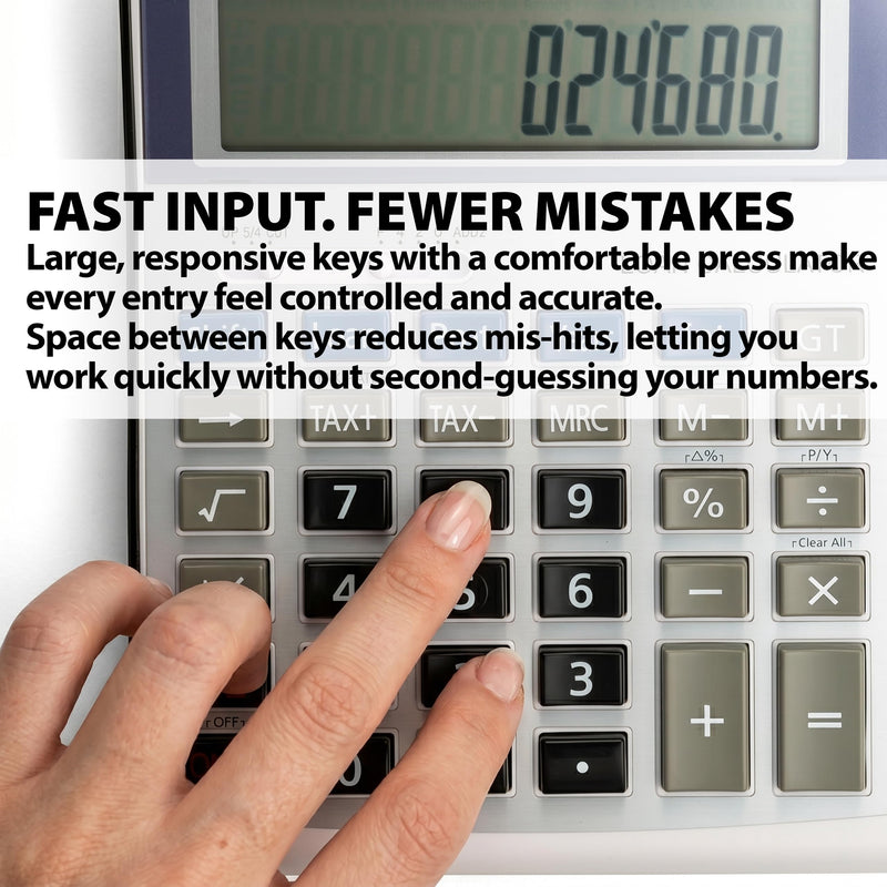 Victor 6500 Executive Desktop Loan Calculator, 12-Digit LCD 1-Pack