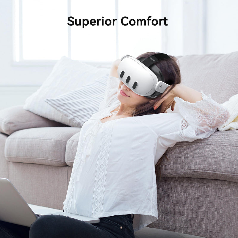 AMVR Golf Club Attachment and Upgraded Comfort Face Pad Compatible with Meta/Oculus Quest 3 Accessories