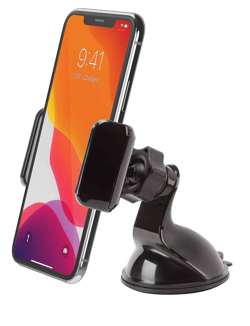 Scosche VWDSM2 Car Mount 3-in1 Suction Cup Mount with Vent Clips for Mobile Devices - Window, Dash, Vent Mount, 360 Rotation Window / Vent / Dash
