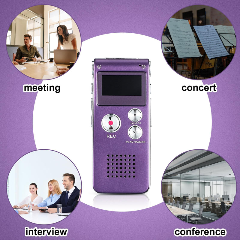 Ghost Hunting Equipment Paranormal Equipment Spirit Box for Ghost Hunting Digital Evp Voice Activated Recorder Rechargeable Recorder Device with Microphone, 8GB