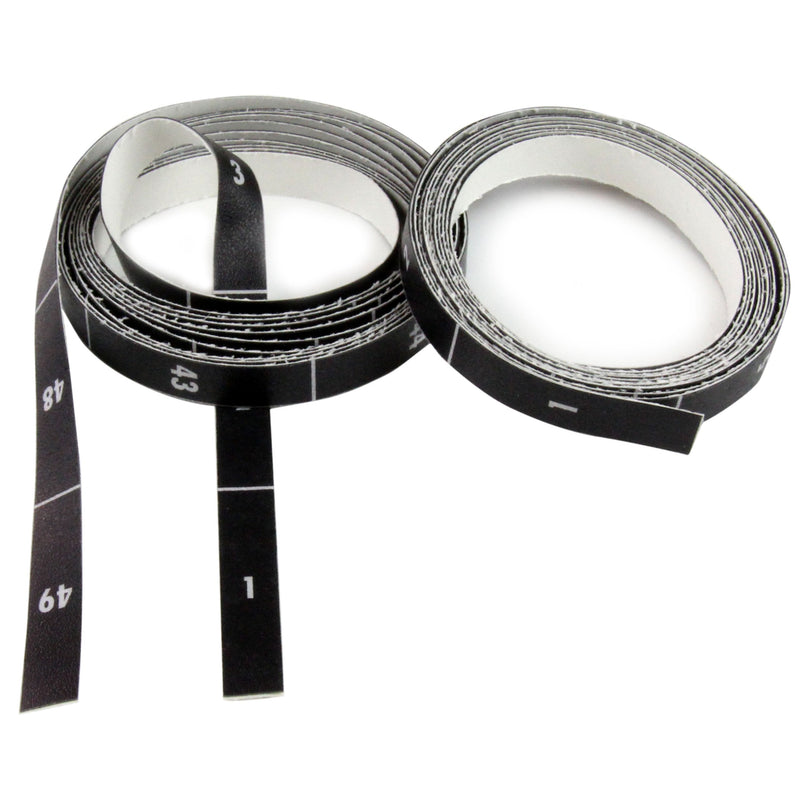 StarTech.com Rack Unit Labels - Server Rack Unit Alignment Strips - Up to 49U - 2-Pack (RKUNITAPE)