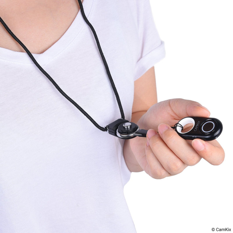 Camera Shutter Remote Control with Bluetooth Wireless Technology - Works Flawlessly with iPhone/iPad and Android - Range: Up to 30 ft (10 m) - Compact Style - Take it with You Anywhere White