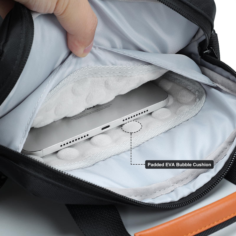 9-11 Inch Tablet Carrying Case with Shoulder Strap, Padded Travel Sleeve Bag for iPad Pro 11, iPad 10.9, iPad Air (5/4th Gen), Galaxy Tab S9/S8 (Black) Black