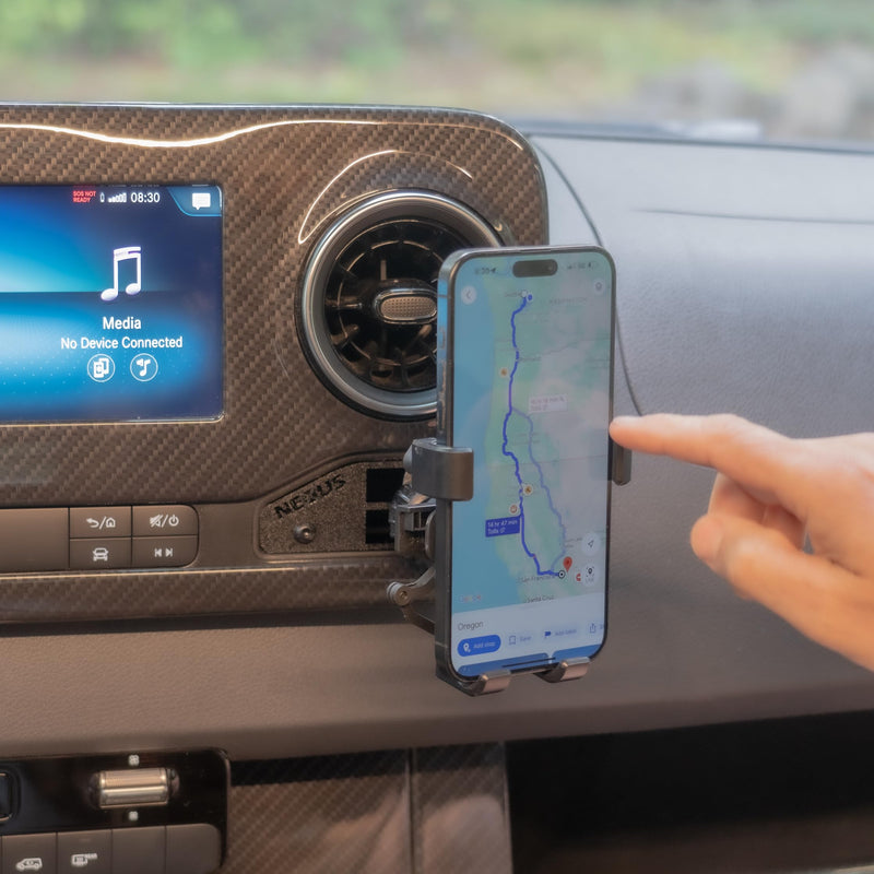 NEXUS Cubby Adapter for VS30 Mercedes-Benz Sprinter Van (Smartphone Passenger's Side) Cell Phone Mount Passenger's Side