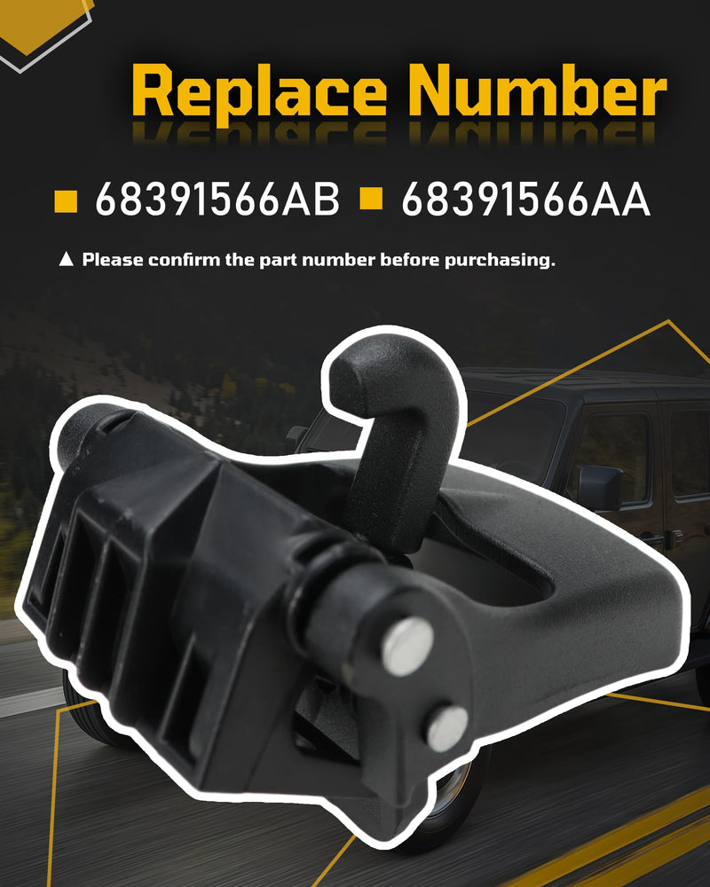 Folding Top Latch Compatible with Jeep Wrangler JL Gladiator 2018-2024 | 68391566AB Compatible with Jeep Wrangler JL Gladiator 2018 2019 2020 2021 2022 2023 2024 Folding Top Latch 68391566AA