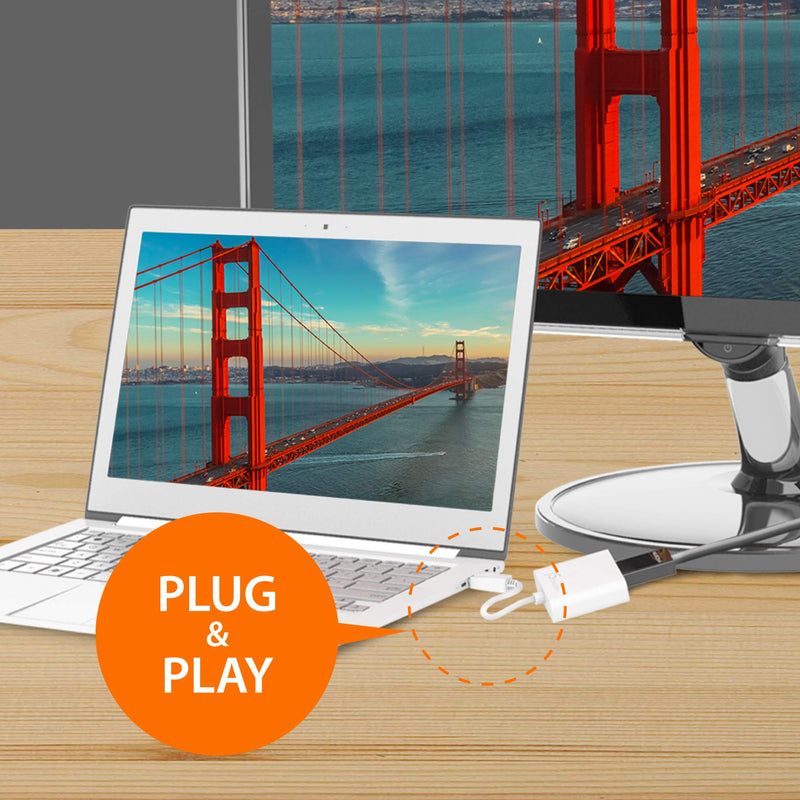 j5create DisplayPort to VGA Adapter- 4K 1080p @ 60 Hz | 1.62 Gbps and 2.7 Gbps | Compatible with Apple iMac or MacBook, PC, HDTV, Projectors and More
