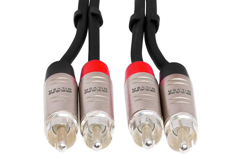 [AUSTRALIA] - Hosa HRR-010X2 Pro Stereo Interconnect, Dual REAN RCA to Same, 10 Feet 