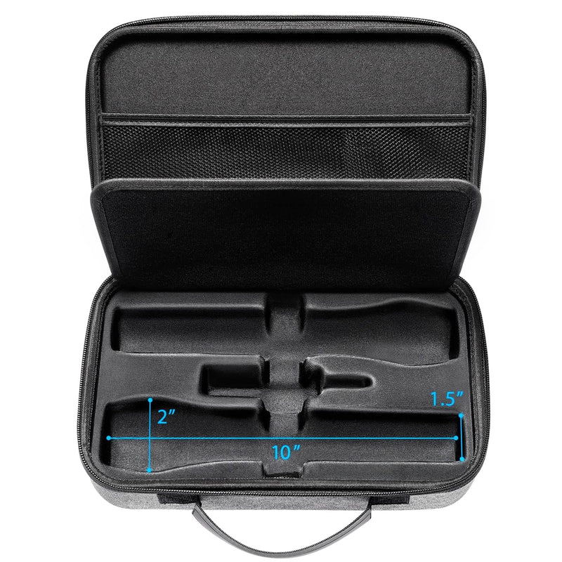 Bietrun Portable Microphone Storage Case Wireless Mics WXM 02/WXM 04/WXM 19/WXM19A/WXM 21, EVA Hard Shell Exterior Case, Case Only