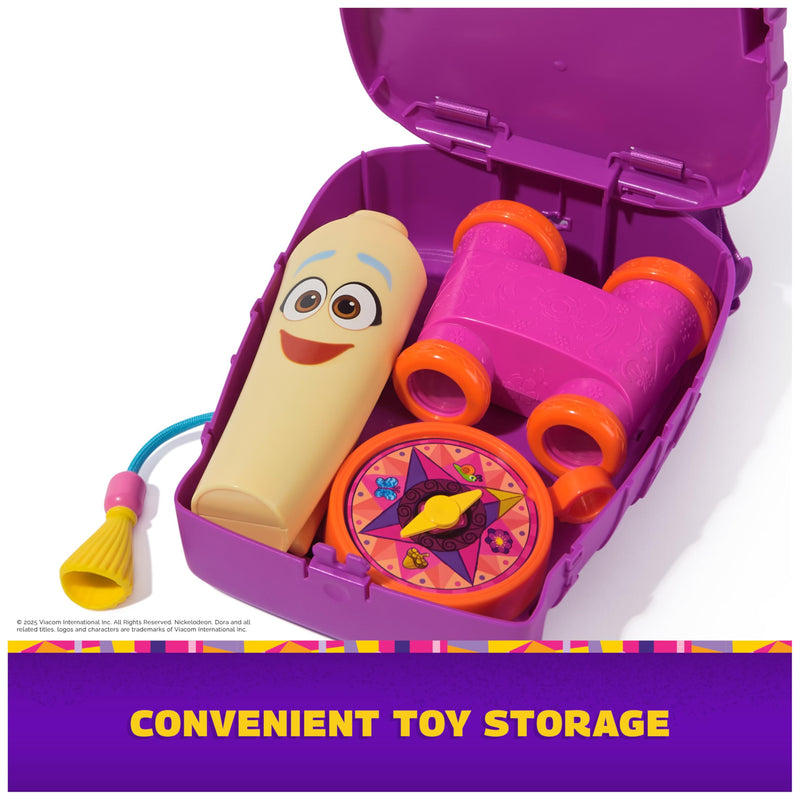 [AUSTRALIA] - Dora, My Adventure Backpack, with Explorer Accessories‚ Toy Binoculars, Map & Compass, Kids Toys for Girls & Boys Ages 3 & Up 
