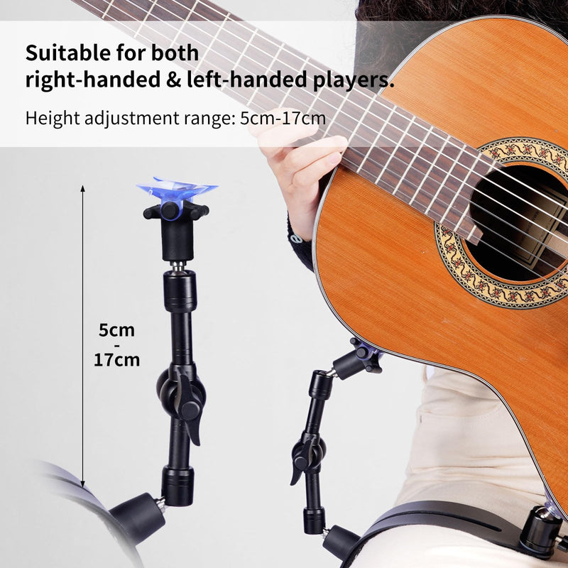 [AUSTRALIA] - GUITTO Guitar Balance Support - Classical Guitar Support Foot Stool, Ergonomic Design, Quick Adjustment (Lock) Angle, Suitable for Acoustic Guitars with a smooth paint(lacquer) finish GGR-01 