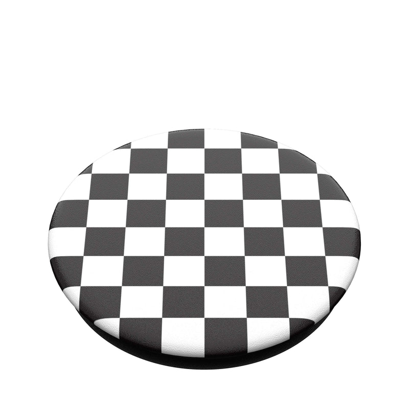 PopSockets: Phone Grip with Expanding Kickstand, Pop Socket for Phone - Checker Black