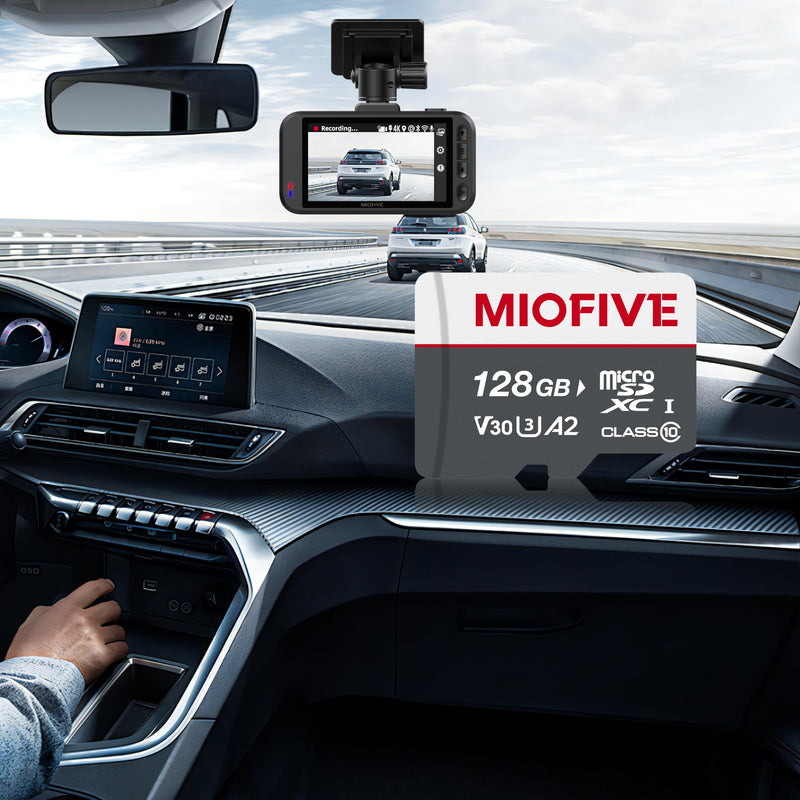 [AUSTRALIA] - Miofive Memory Card - Ultimate Micro SD Card with USB 3.0 Type-C Card Reader 170MB/s, C10, U3, A2, V30, 4K for Dash Cams, Android Smartphones, Tablets, and Gaming Devices (128GB) 