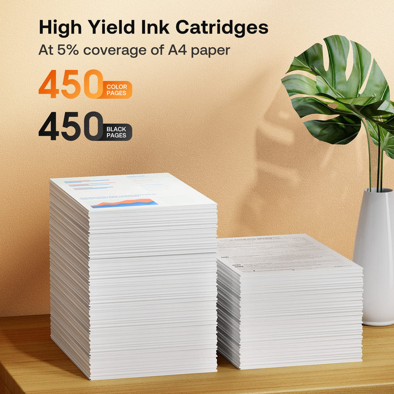 245XL 246XL Ink Cartridge Combo Pack Remanufactured for Canon PG-245XL CL-246XL for PIXMA MG2420 MG2520 MG2522 MG2525 MG2920 MG2922 MG2924 MG3020 MG3022 MG3029 TR4520 1245 Printer 245-bc