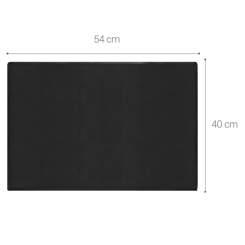 kwmobile Monitor Cover Compatible with 20-22" Monitor - Monitor Cover Dust PC Screen Protector - Black
