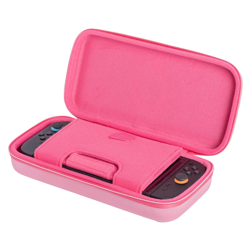 R.D.S. INDUSTRIES, INC. – Game Traveler Licensed Deluxe Travel Case for Nintendo Switch, Nintendo Switch 2, OLED, Princess Peach (PP12)