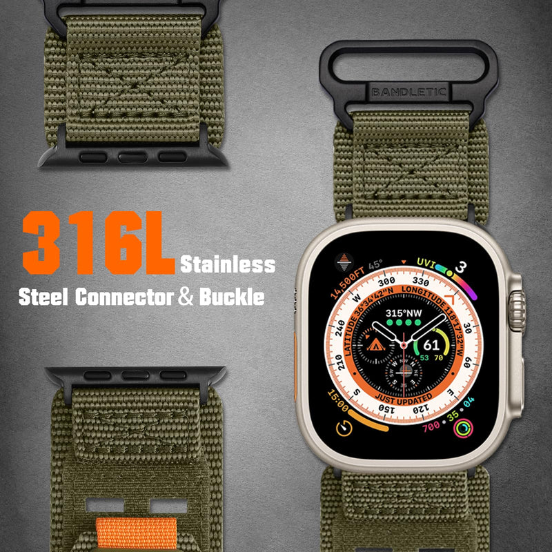 Bandletic Nylon Bands Compatible with Apple Watch