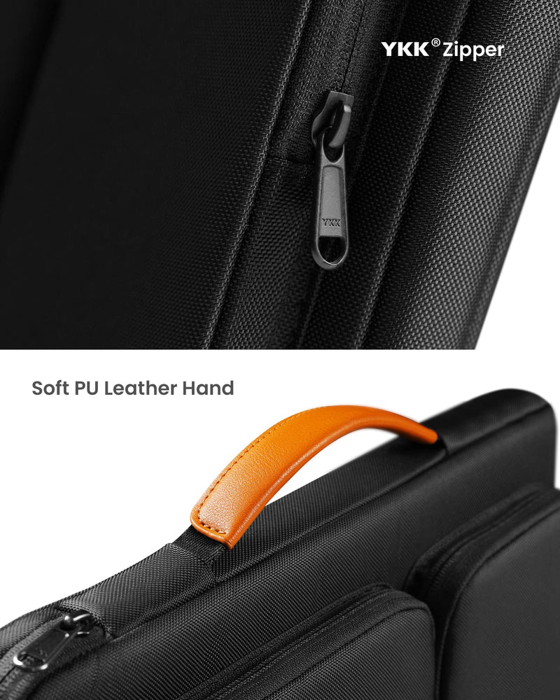 tomtoc 360 Protective Laptop Case for 16-inch MacBook Pro M3/M2/M1 Pro/Max A2991 A2780 A2485 A2141 2023-2019, Water-Resistant Laptop Sleeve Bag for Dell XPS 16 Plus, The New Razer Blade 16 Black 16-inch for MacBook Pro