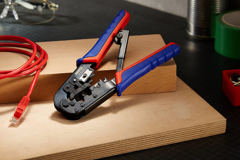 Knipex 97 51 10 Crimping Pliers for Western plugs RJ 11/12 Single