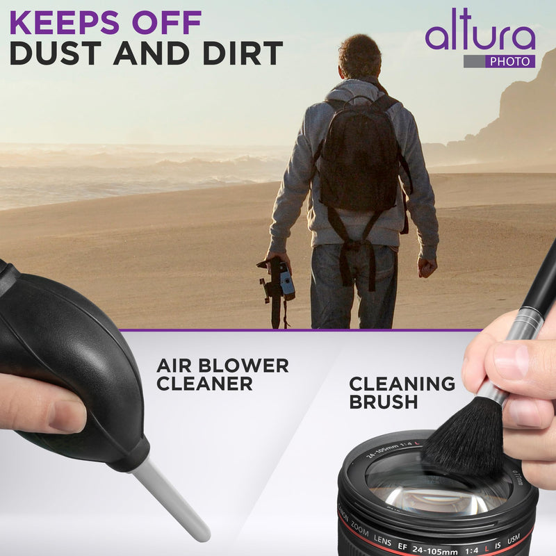 [AUSTRALIA] - Altura Photo Professional Cleaning Kit for DSLR Cameras and Sensitive Electronics Bundle with 2oz Altura Photo Spray Lens and LCD Cleaner - Camera Accessories & Photography Accessories w/ 2 oz. Altura Photo Cleaning Solution 