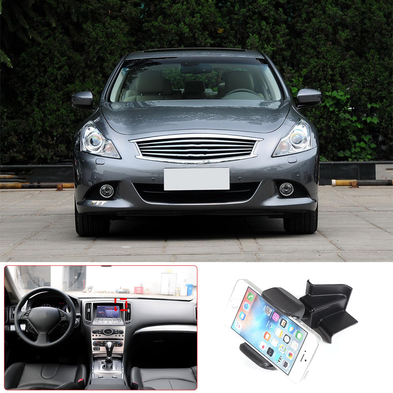 Car Phone Holder Compatible with Infiniti G25 G35 G37 2007-2013,Center Console Navigation Screen Dashboard Clip Cell Phone Cradles Car Phone Mount Accessories (Type A) Type A