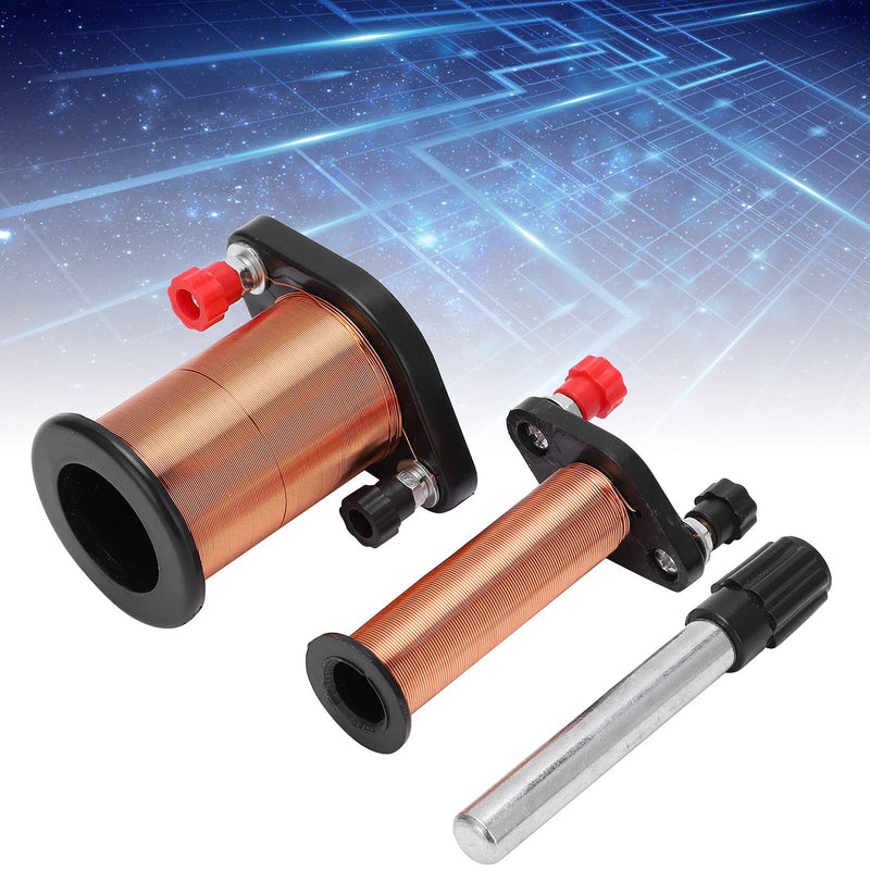 Demonstration Induction Coil, Primary Secondary Coil Physical Electromagnetic Induction Coil Experiment Device Magnetic Wire Coil for Physics Teaching