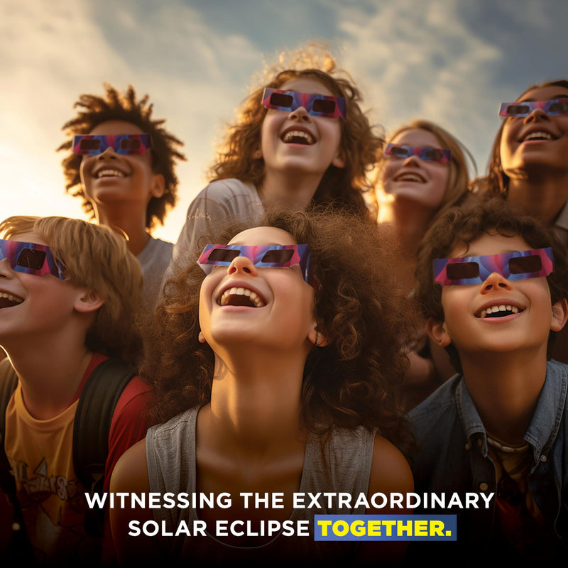 Medical king Solar Eclipse Glasses AAS Approved 2024 (2/5/10/20/60 Pack) CE and ISO Certified Safe for Direct Sun Viewing 10 Pack